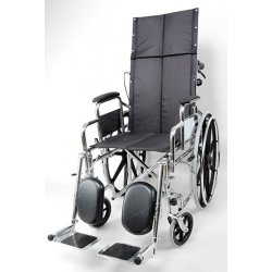 Стальная кресло-коляска с высокой спинкой 4318C0304M