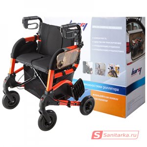 Инвалидная кресло каталка складная Barry 5019C0102SFR