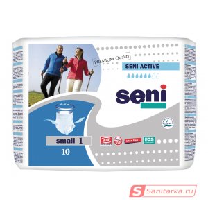 Трусы впитывающие для взрослых Seni Active размер S 10 шт