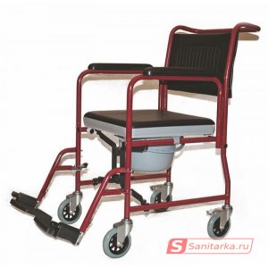Кресло-коляска инвалидная с туалетным устройством, складная Titan LY-800-690