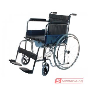 Кресло коляска с туалетным устройством, LY-250-682
