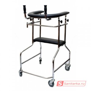 Ортопедические опоры-ходунки, на 4-х колесах LK 3003 W