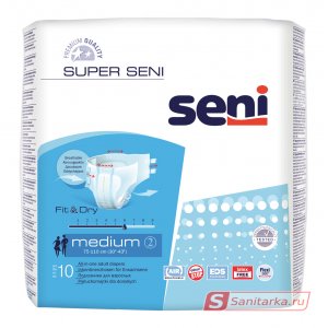 Подгузники для взрослых Super Seni размер M 10шт