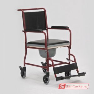 Инвалидное кресло - коляска с санитарным оснащением LK 8002