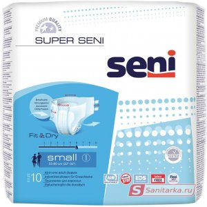 Подгузники для взрослых Super Seni размер S 10шт