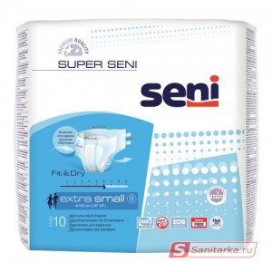 Подгузники для взрослых Super Seni размер XS 10шт